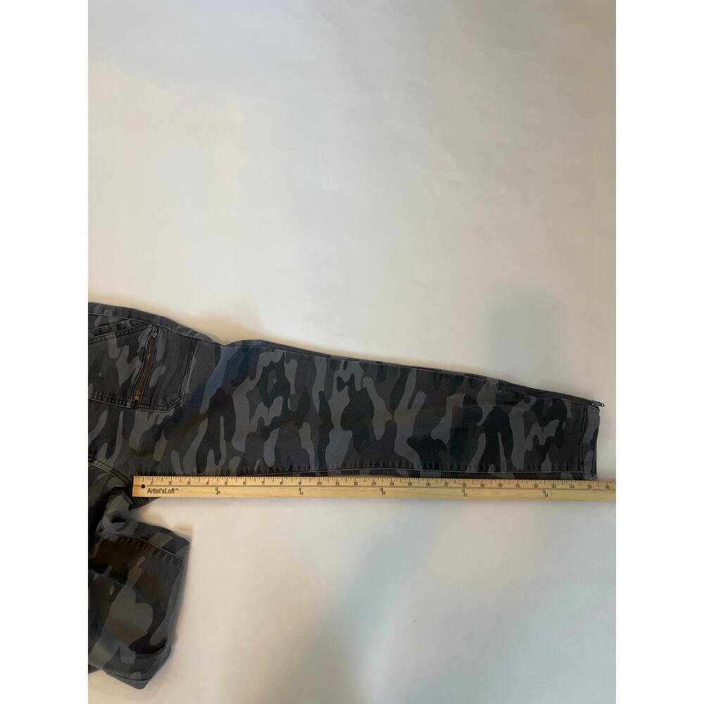 KNOX ROSE Utility Skinny Ankle Pants Gray camouflage Size 6 - Picture 13 of 13